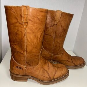 Dingo 7207 Campus Marled Leather Pull On Western Boot Made in 2003